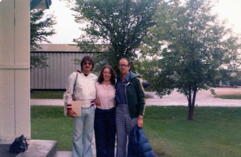 Camp Director Gary Worsfield, Cathy Pavlovic, Mtr. O'Brien